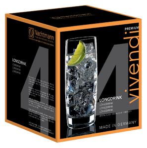 Nachtmann Vivendi Premium kristálypohár készlet long drinkhez, 4 részes