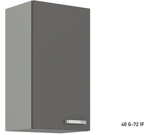 GREY 190x170 sarok konyhabútor összeállítás + mosogató