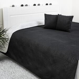 4Home Doubleface fekete/fehér ágytakaró, 220 x 240 cm, 40 x 40 cm