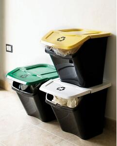 Ecobin szemétkosár szelektív hulladékgyűjtésre30 l 3 db