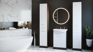 MEBLINE Fürdőszoba SLIDO MAX LED wenge / fehér