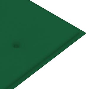 VidaXL zöld kerti pad párna 150 x 50 x 3 cm