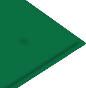 VidaXL zöld kerti pad párna 120 x 50 x 3 cm