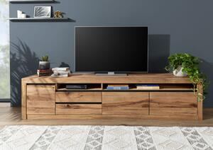 VEVEY TV asztal 260x60 cm, természetes, tölgy