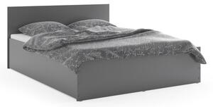 SANTOS ágy + fémkeretes ágyrács + matrac INGYEN, 140x200, grafit