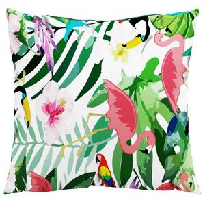 VidaXL 4 db többszínű szövet díszpárna 60 x 60 cm