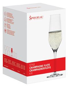 Spiegelau Style kristály pezsgőspohár szett, fuvola alakú, 4 db