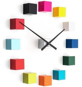 Future Time FT3000MC Cubic multicolor Design falra ragasztható óra, átmérő 50 cm