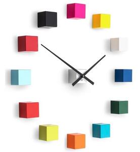 Future Time FT3000MC Cubic multicolor Design falra ragasztható óra, átmérő 50 cm