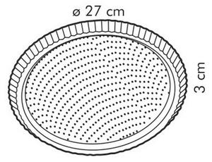 Tescoma DELÍCIA piteforma hullámos oldallappal, 28 cm