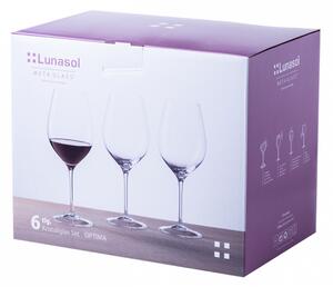 Lunasol - Vörösboros poharak 660 ml-es 6 db-os készlet - Optima Glas Lunasol (322682)