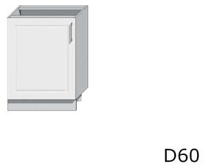 OREIRO 240 konyhabútor összeállítás, hamu/magasfényű fehér