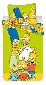 Jerry Fabrics Simpsons gyermek pamut ágynemű, 140 x 200 cm, 70 x 90 cm