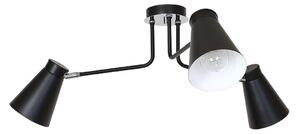Luminex Mennyezeti lámpa BEVAN 3 3xE27/60W fekete LU5036