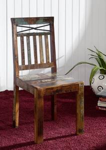 Massziv24 - OLDTIME szék, 4 szett, lakkozott indiai öregfa