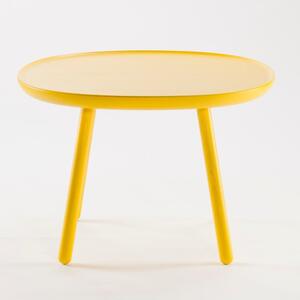 Naïve sárga tárolóasztal, ø 64 cm - EMKO