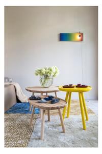 Naïve natúrszínű tömörfa tárolóasztal, 61 x 41 cm - EMKO