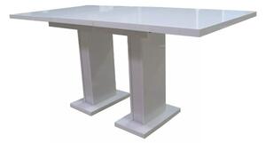 GLOSS bővíthető étkezőasztal, 120-160x76x80 cm, sonoma