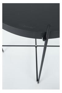 Cupid fekete tárolóasztal, ⌀ 43 cm - Zuiver