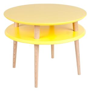 UFO sárga dohányzóasztal, ⌀ 57 cm - Ragaba