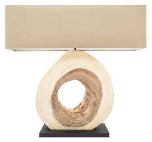 Asztali lámpa ORGANIC 80 cm - természetes