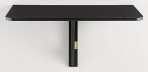 Trento fekete falra szerelhető lehajtható asztal, 56 x 80 cm - Støraa