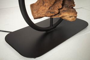 Asztali lámpa FUSIA 58 cm - természetes, fekete