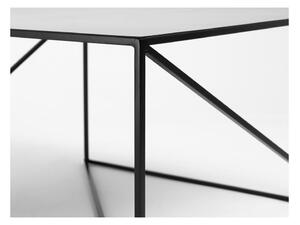 Memo fekete dohányzóasztal, 80 x 80 cm - Custom From