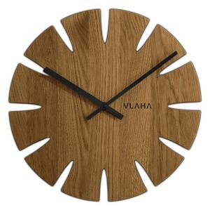 Vlaha VCT1015 Tölgyfa óra, átmérő 32,5 cm, fekete