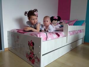 DO Disney Max Minnie Paris gyerekágy ágyneműtartóval Méret: 180x90