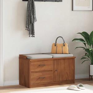 VidaXL SANDNES tömör fenyőfa előszobapad 87x40x50 cm