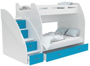 GL MAX 3 multifunkciós emeletes ágy Szín: Kék