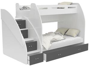 Wilsondo Multifunkciós emeletes ágy Max 3 - több színben Szín: Szürke