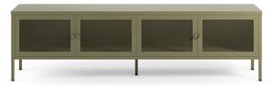 Zöld fém TV-állvány 160x50x35 cm Fayna – Marckeric