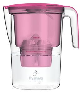 BWT vízszűrő kancsó VIDA 2,6 l, rózsasín + 1 Mg2+ szűrőbetét