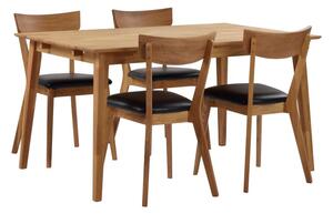 Mimi natúr tölgyfa étkezőasztal, 140 x 90 cm - Rowico