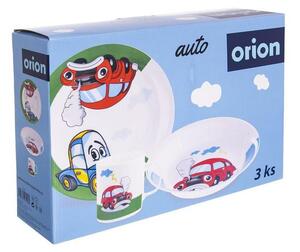 Orion 3 db-os gyerek étkészlet Autó