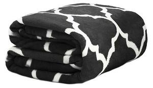 Domarex Novia takaró, fekete/fehér, 150 x 200 cm