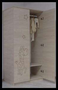 DO Max 80 szekrény gyerekszobába Szín: Sonoma tölgy
