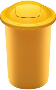 Top Bin szelektív hulladékgyűjtő kosár, 50 l, sárga