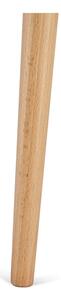 Opus szürke dohányzóasztal bükkfa lábakkal, ⌀ 90 cm - Furnhouse