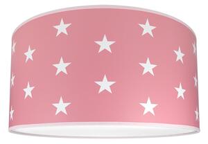 LAMPDAR Gyerek mennyezeti lámpa STARS PINK 2xE27/60W/230V rózsaszín SA0664