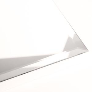 Lakkozott tükör, 60x74 cm, törtfehér - ROYAL LYS