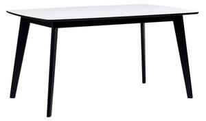 Griffin fekete-fehér étkezőasztal, 150 x 90 cm - Rowico