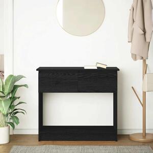 VidaXL fekete konzolasztal fiókokkal 85,5x38,5x74,5 cm