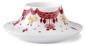 Porcelán gyertyatartó karácsonyi mintával Guirlande – Kähler Design