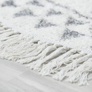 Kerek szőnyeg, szürke-fehér, 120 cm - VALET DE TREFLE