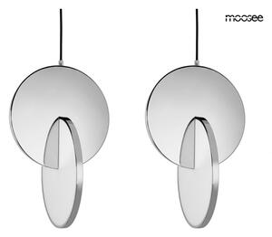 Moosee Disco Függőlámpa Szett Polírozott Acél Ezüst Geometrikus Dizájn