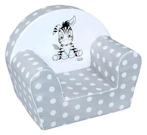 New Baby Zebra gyermek szék, szürke, 42 x 53 cm