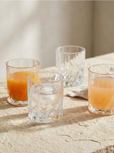 Sinsay - Pohárkészlet dombornyomott mintával 4 pack - clear